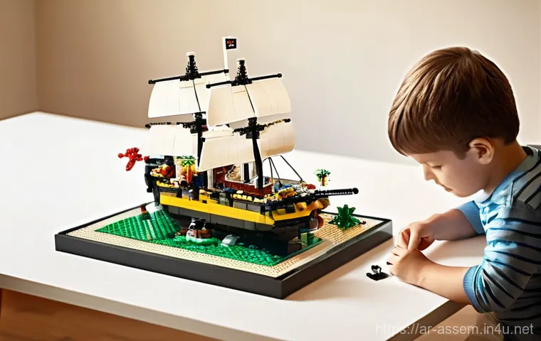 레고 조립책 다운로드 방법 - **Prompt 2: The Meticulously Organized LEGO Builder's Haven**
    "A detailed, wide shot of a neatly...