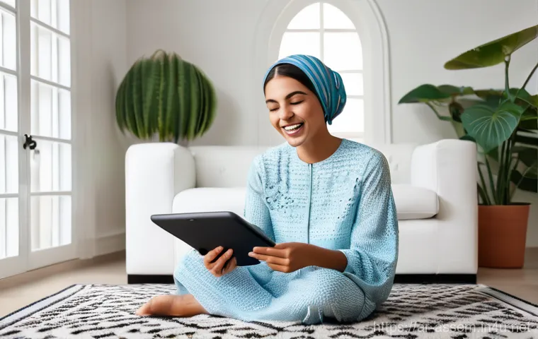 레고 할인 코드 적용 방법 - **Prompt:** A joyous young Arab woman, wearing a stylish yet modest long-sleeved dress and headscarf...