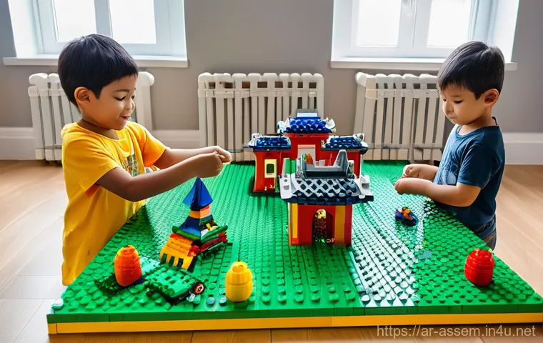 레고와 세계 각국의 콜라보 - **Image Prompt 2: STEM Learning with LEGO Robotics**
    A diverse group of 4-5 teenagers, aged 13 t...