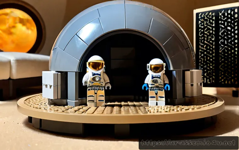 레고 스타워즈 인기 세트 - Photorealistic tabletop scene of a premium interlocking brick space adventure set, featuring a detai...